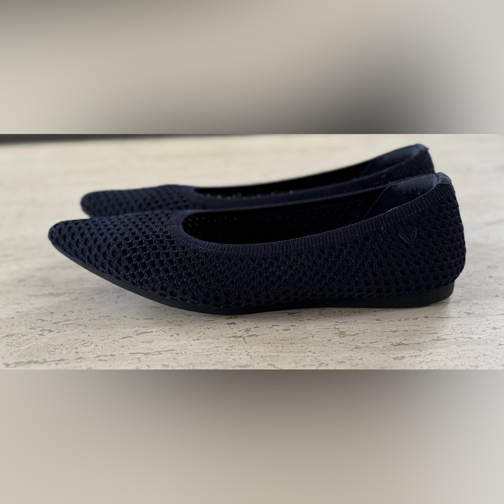 VIVAIA Pointed-Toe Breathable Mesh Ballet Flats (Aria 5°) in Navy, Size EU 37.5 - Picture 5 of 15